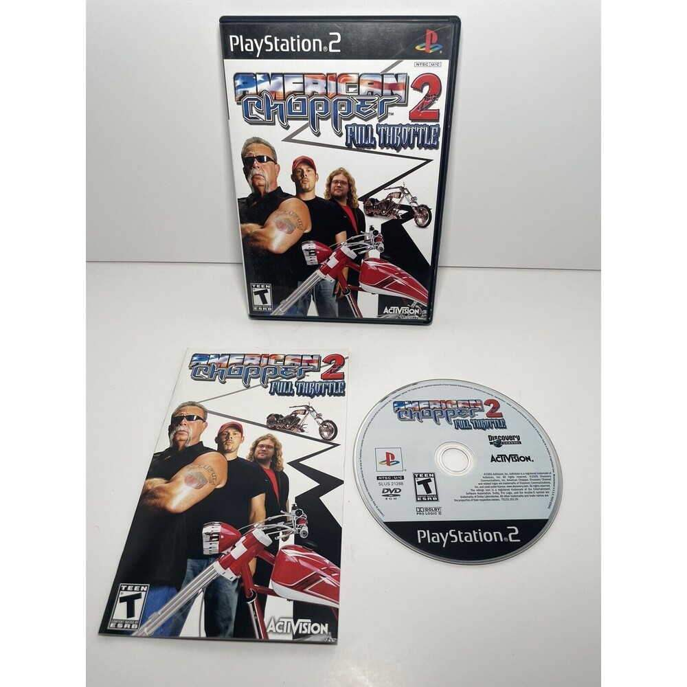 American Chopper 2 Full Throttle (Sony PlayStation 2, 2005) CIB
